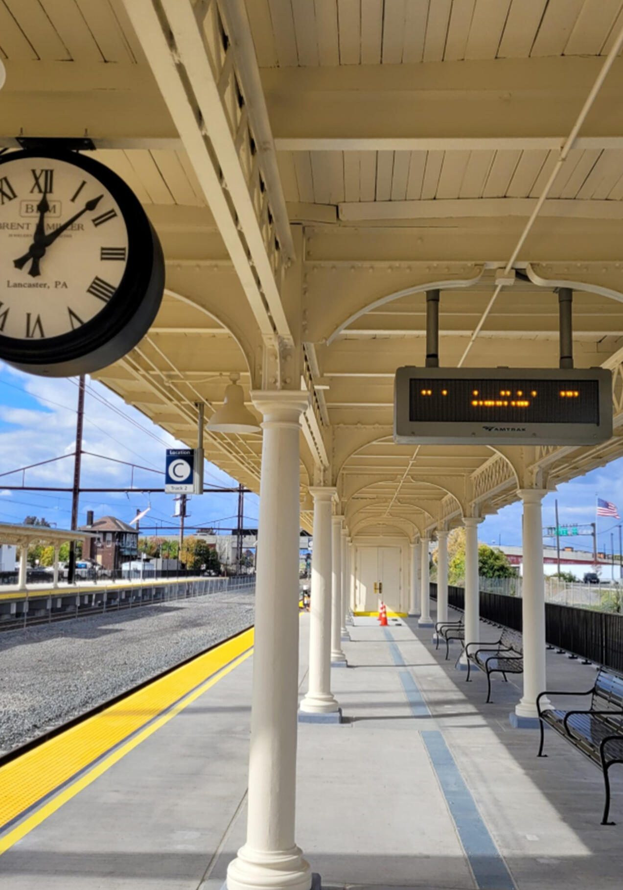 Keystone Corridor pilot route and destination illustration